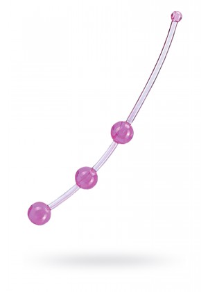 Шарики анальные Dream Toys, фиолетовые, 15,5 см