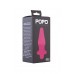 Анальная втулка TOYFA POPO Pleasure, TPR, розовая, 13,6 см