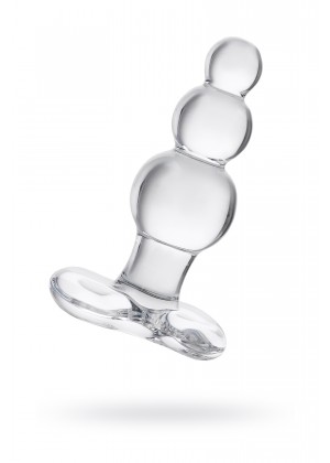 Анальная втулка Sexus Glass, стекло, прозрачная, 10,5 см, Ø 3,5 см