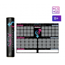 Плакат для пар со скретч-слоем «Секс-челлендж», А3, 18+