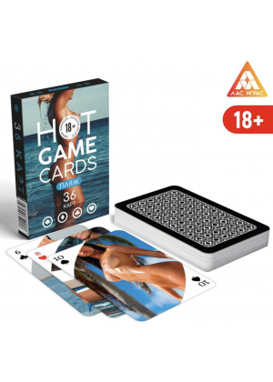 Карты игральные «HOT GAME CARDS» 18+ пляж, 36 карт