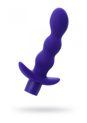 Анальный вибратор ToDo by Toyfa Adore, влагостойкий, силикон, синий, 15 см, Ø 3,1 см