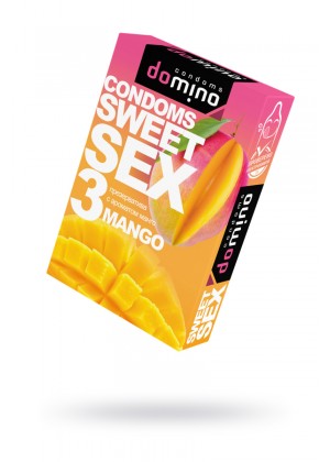 Презервативы Luxe DOMINO SWEETSEX, манго №3 , 18 см