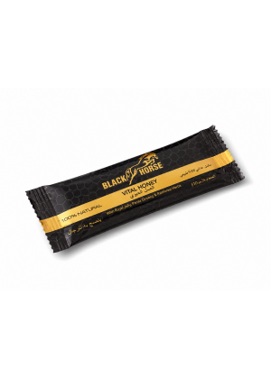 Натуральная био-паста на основе мёда Black Horse Vital Honey для мужчин (1 пакет 10 гр)