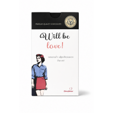 Женский возбуждающий шоколад, ChocoAmour *Will be love*, 10 гр