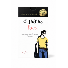 Мужской возбуждающий шоколад, ChocoAmour *Will be love*, 10 гр