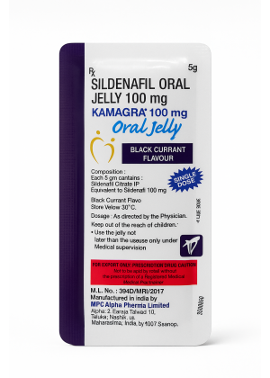 Мужской возбуждающий гель, Kamagra 100 mg, черная смородина, 5 мл.