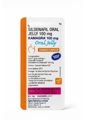 Мужской возбуждающий гель, Kamagra 100 mg, апельсин, 5 мл.