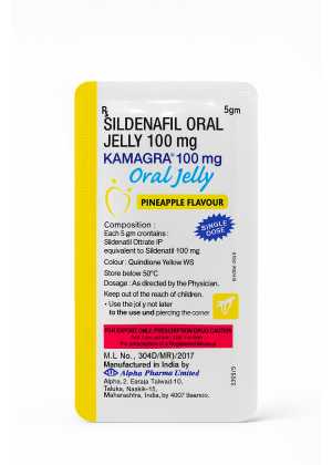 Мужской возбуждающий гель, Kamagra 100 mg, ананас, 5 мл.