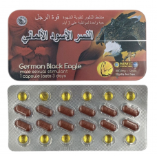Мужской возбудитель, German Black Eagle, 1 таблетка + 1 витамин