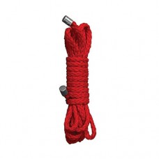 Веревка для бондажа Kinbaku Mini 1,5 м Red, красная