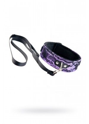 Кружевной ошейник TOYFA Marcus, розовый, 44,5 см