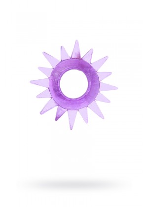 Эрекционное кольцо TOYFA, TPE, фиолетовый - 1шт