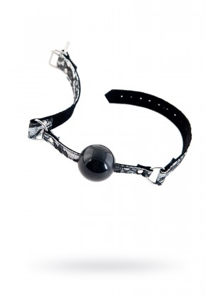 Кляп силиконовый TOYFA Marcus на кружевном ремешке, серебряный, 60 см Кляп силиконовый TOYFA Marcus на кружевном ремешке, серебряный, 60 см