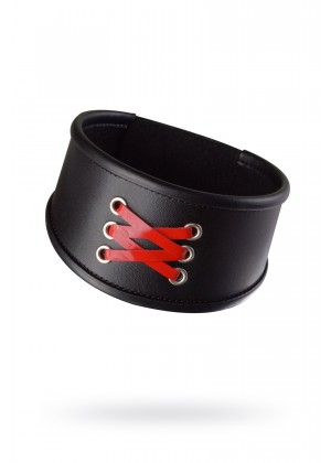 Ошейник Sitabella, кожа, черный