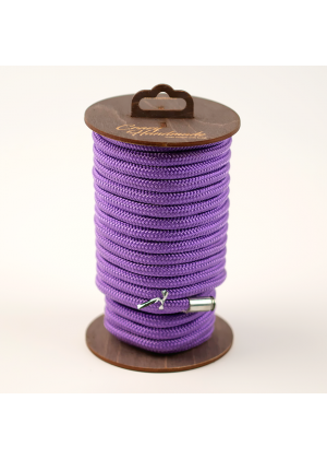 Нейлоновая веревка для шибари, на катушке, 20 метров, фиолетовая
