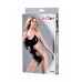 Боди с металлическими цепочками Candy Girl Selene, Wetlook, черный, OS