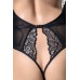 Боди Candy Girl Skye с интимным доступом, черное, XL