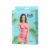 Платье-сетка Joli Miami, розовый, S/M