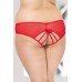 Трусики со вставкой из кружева SoftLine Collection, красный, XХL