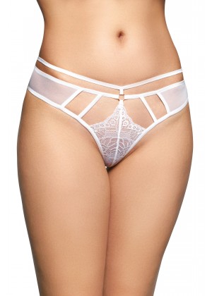 Стринги со стрепами SoftLine Collection, белый, M/L