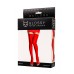 Чулки Glossy Isla из материала Wetlook, красный, M