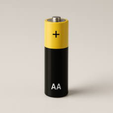 Батарейка пальчиковая АА, 1 шт.
