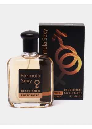 Туалетная вода Formula Sexy Black Gold, с феромонами, мужская, 100 мл