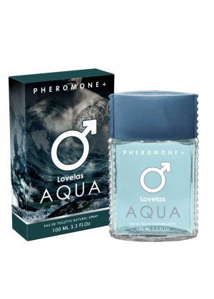 Туалетная вода PHEROMONE+ LOVELAS, Aqua, мужская, 100 мл