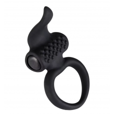 Эрекционное виброкольцо Lingus, от Adrien lastic, черное
