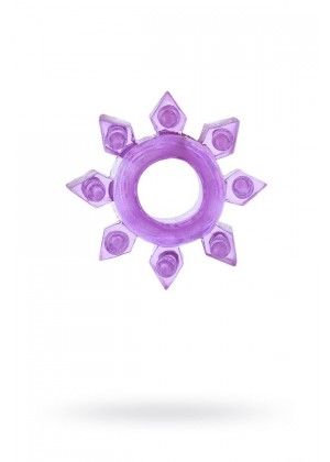 Эрекционное кольцо на пенис TOYFA, TPE, фиолетовый