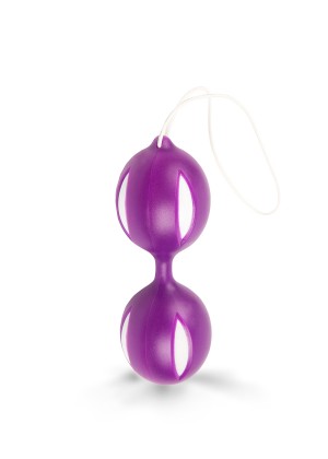 Браззерс - интимные шарики с петелькой, 10.5х4 см (фиолетовые)