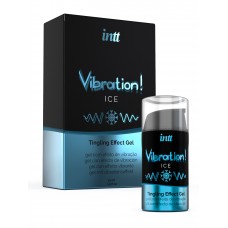 Жидкий интимный гель с эффектом вибрации Мята, Intt Vibration Ice, 15 мл