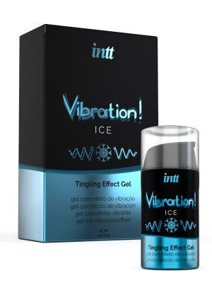 Жидкий интимный гель с эффектом вибрации Мята, Intt Vibration Ice, 15 мл