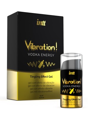 Жидкий интимный гель с эффектом вибрации Водка, Intt Vibration Vodka, 15 мл