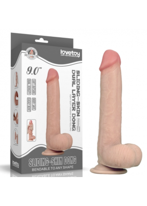 Реалистичный фаллоимитатор, Sliding-Skin Dong, 17 см Реалистичный фаллоимитатор, Sliding-Skin Dong, 17 см