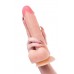 Фаллоимитатор RealStick Silicone Hugh J, телесный, 20,5 см