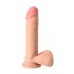 Реалистичный фаллоимитатор TOYFA RealStick Elite DILDO, TPR, телесный, 20 см