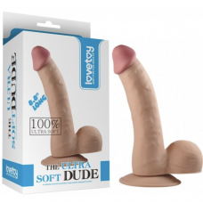 Реалистичный фаллоимитатор, The ULTRA soft DUDE, 16,5 см
