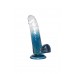 Фаллоимитатор A-Toys by TOYFA Avy, TPE, прозрачный синий, 20 см