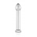 Стеклянный фаллоимитатор, Lovetoy Glass Romance Clear, 15 см