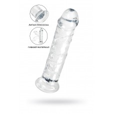 Фаллоимитатор A-Toys by TOYFA Auri, TPE, прозрачный, 20 см