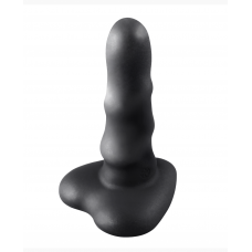 Нереалистичный фаллоимитатор,  Unicorn Mini Black (12,5*3,5 см)