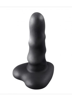 Нереалистичный фаллоимитатор,  Unicorn Mini Black (12,5*3,5 см)