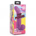  Реалистичный фаллоимитатор на присоске, Pop Peckers, фиолетовый, 21.5х4.5 см