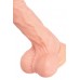 Реалистичный фаллоимитатор TOYFA A-Toys, TPE, Телесный, 14 см