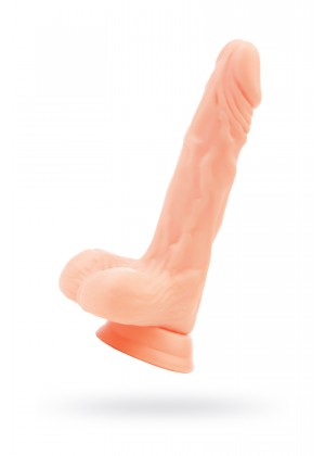 Реалистичный фаллоимитатор TOYFA A-Toys, TPE, Телесный, 14 см
