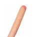 Фаллоимитатор RealStick Brutal Castor двусторонний, neoskin, телесный, 56 cм