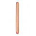 Фаллоимитатор RealStick Brutal Castor двусторонний, neoskin, телесный, 56 cм