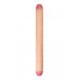 Фаллоимитатор RealStick Brutal Castor двусторонний, neoskin, телесный, 56 cм